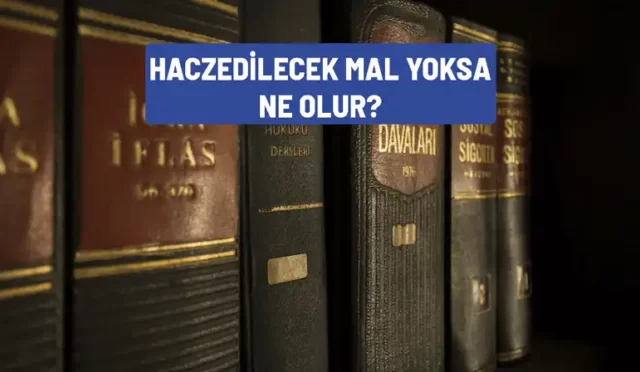 haczedilecek mal yoksa ne olur