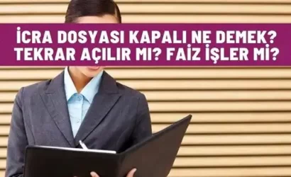 icra dosyasi kapali ne demek