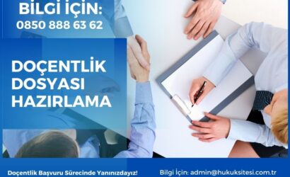 docentlik dosyasi hazirlama